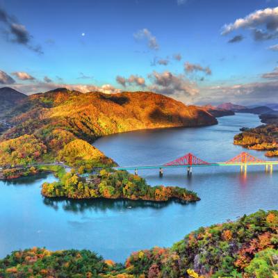 Autumn+Morning+Scenery+of+Oksunbong+Peak